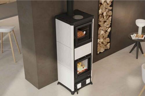 Preview: Kaminofen Nova Forno Majolica von La Nordica